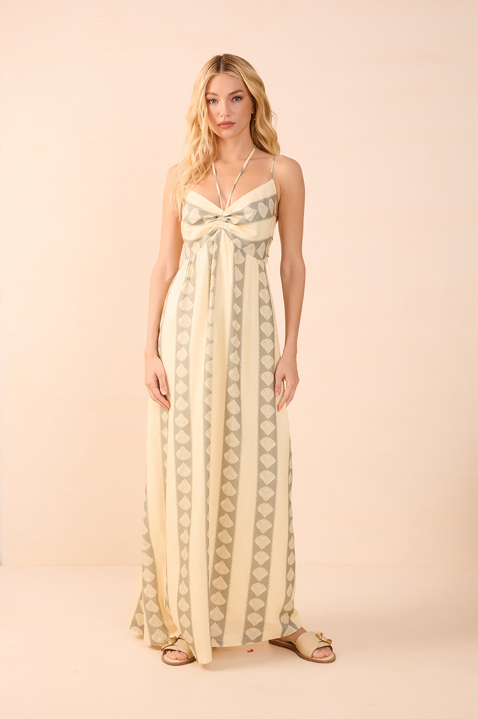 Atins Print Maxi Dress