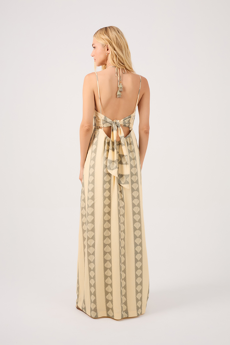 Atins Print Maxi Dress
