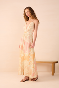 Sea Flower Maxi Dress