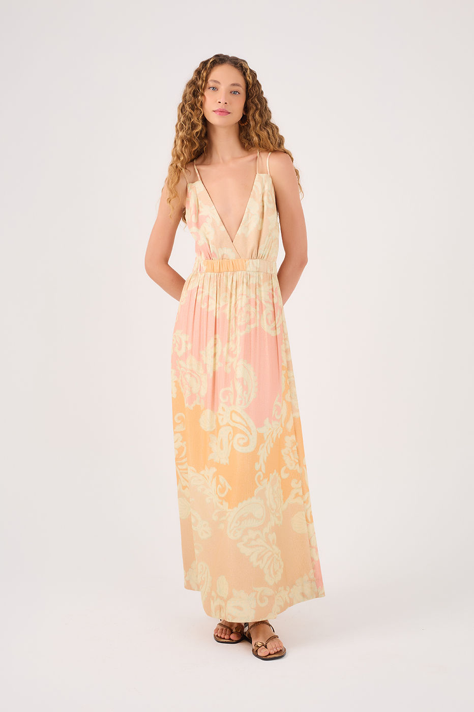 Sea Flower Maxi Dress
