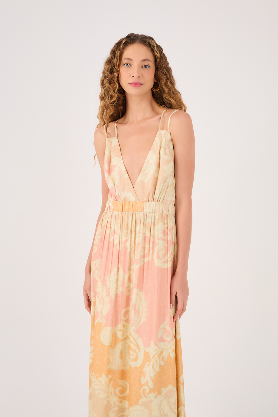 Sea Flower Maxi Dress