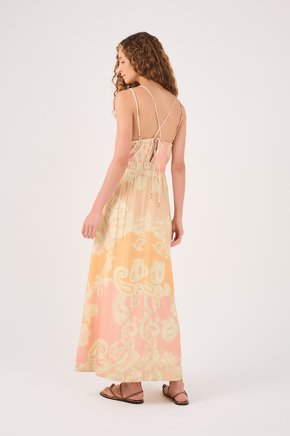 Sea Flower Maxi Dress